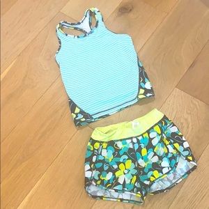 Girls Gymboree workout set size 5-6